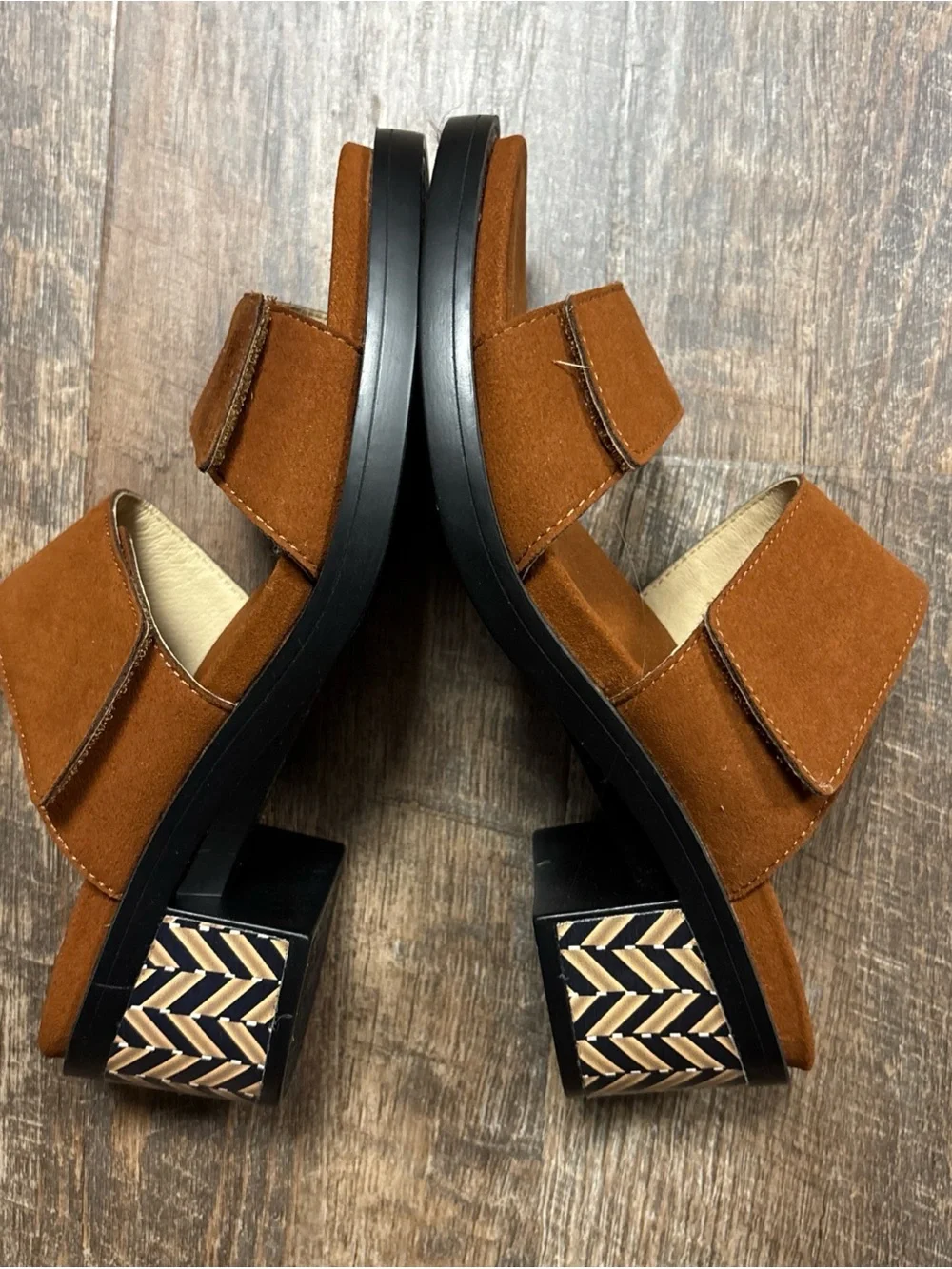 Alegría Tía Sienna Sandals Color Brown 2 Inch Heel Size 38 EU